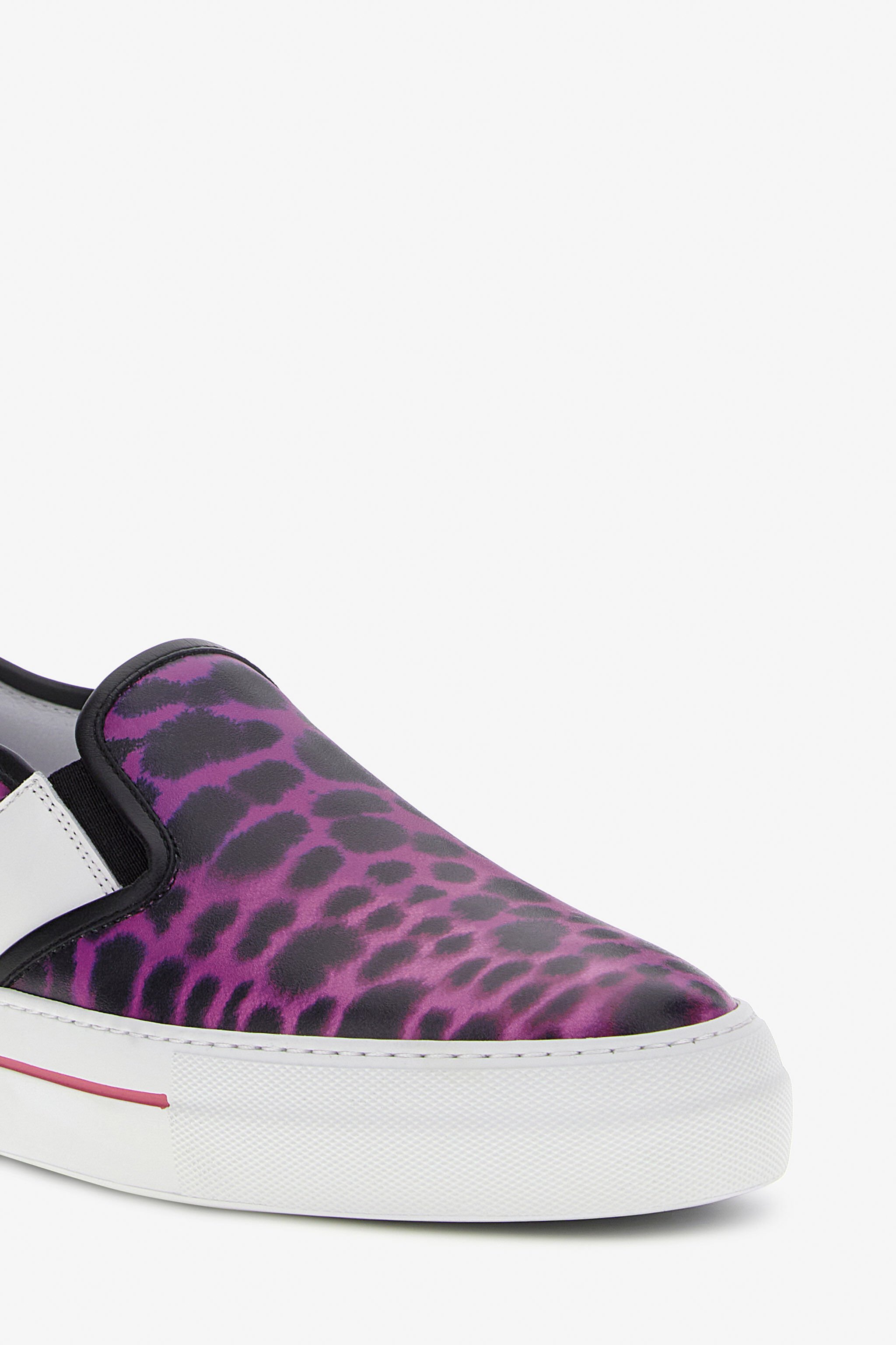 RC Jaguar skin print slip on Purple QKS153-PZA79