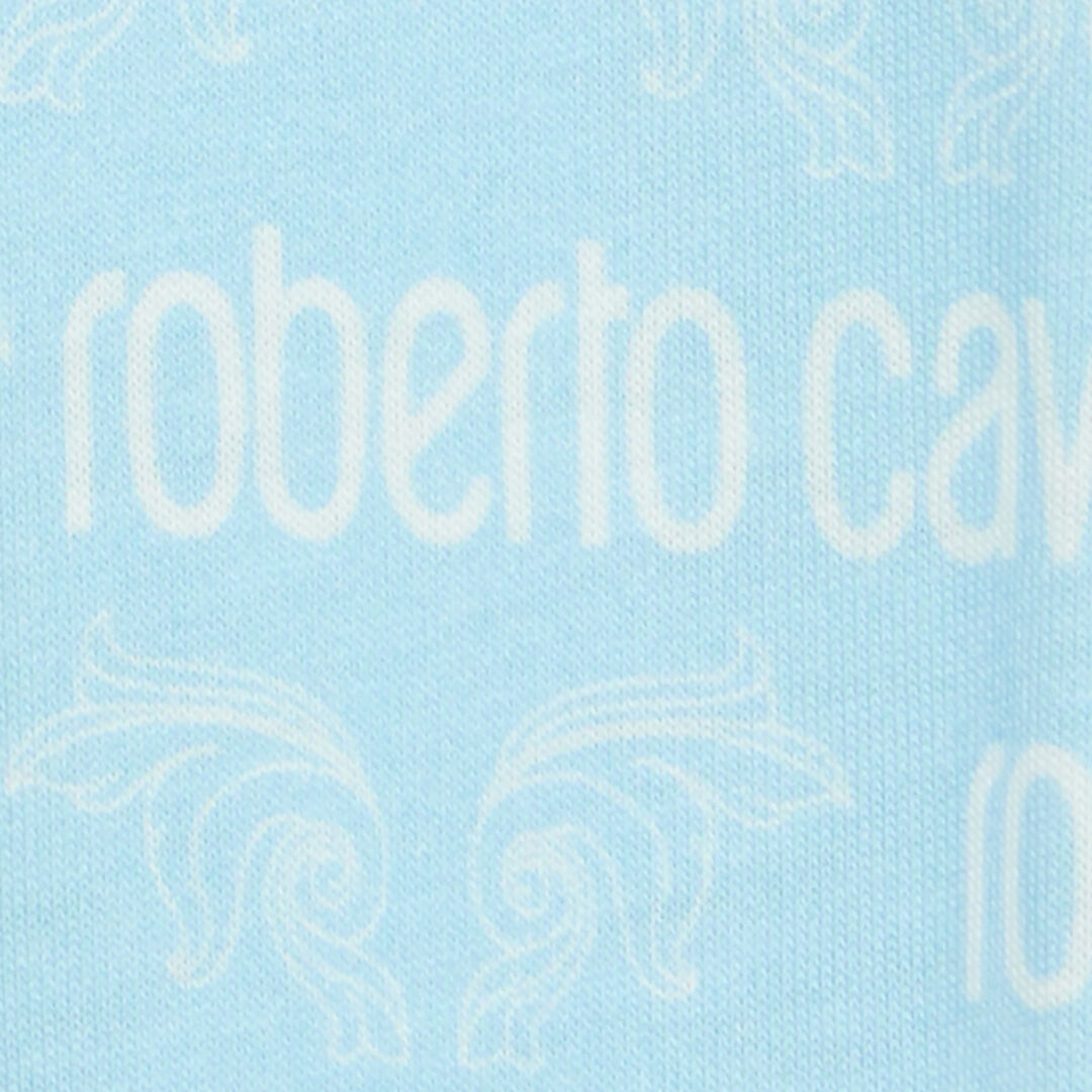 JU Romper Suit And Hat Set With Logo Light blue UJT818-JFO34