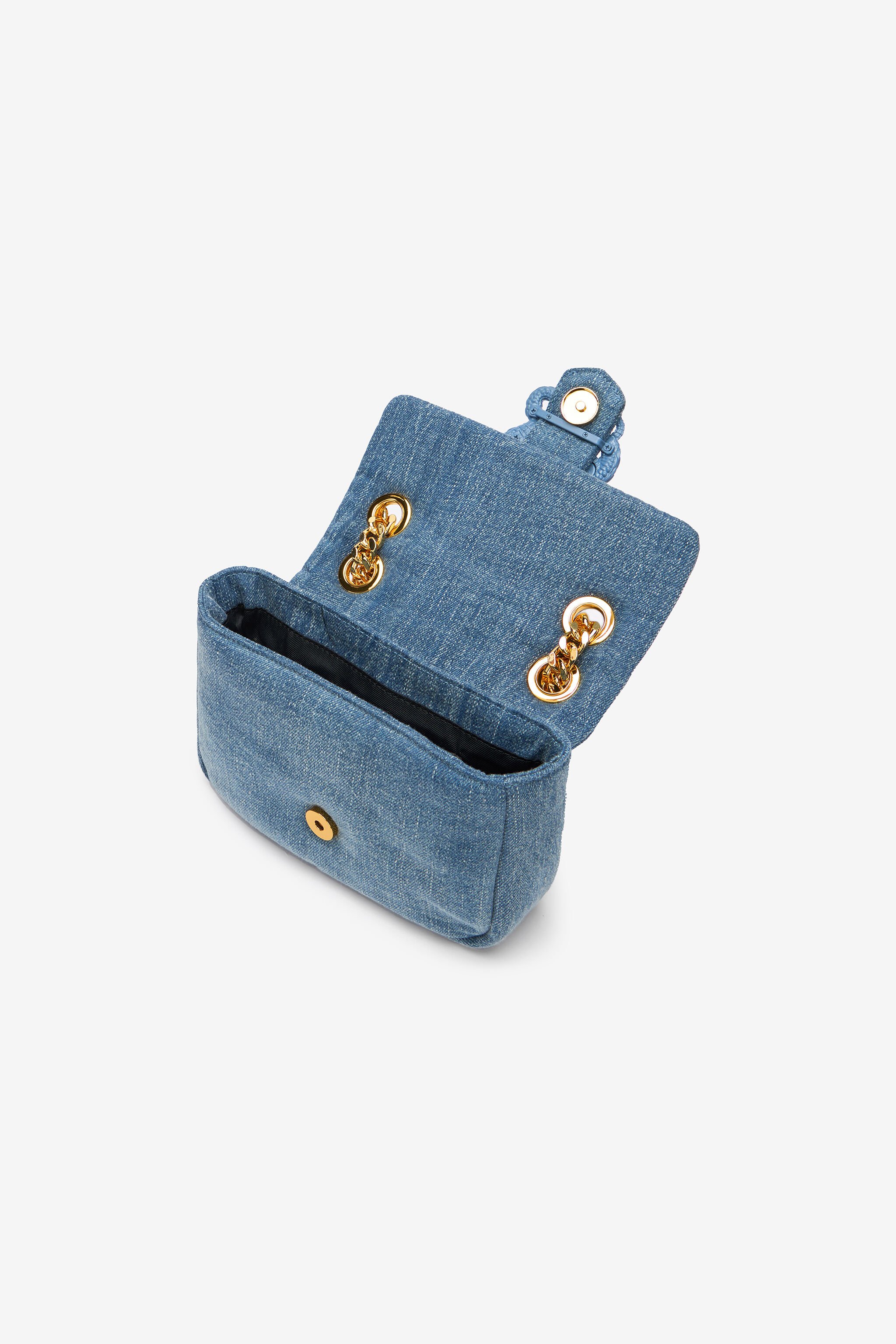 JC Kleine Umhängetasche Aus Denim INDACO CHIARO UFB057-UF426