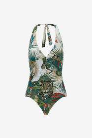 ${brand} Jungle Print Swimsuit One-Piece ${colorDescription} ${masterID}