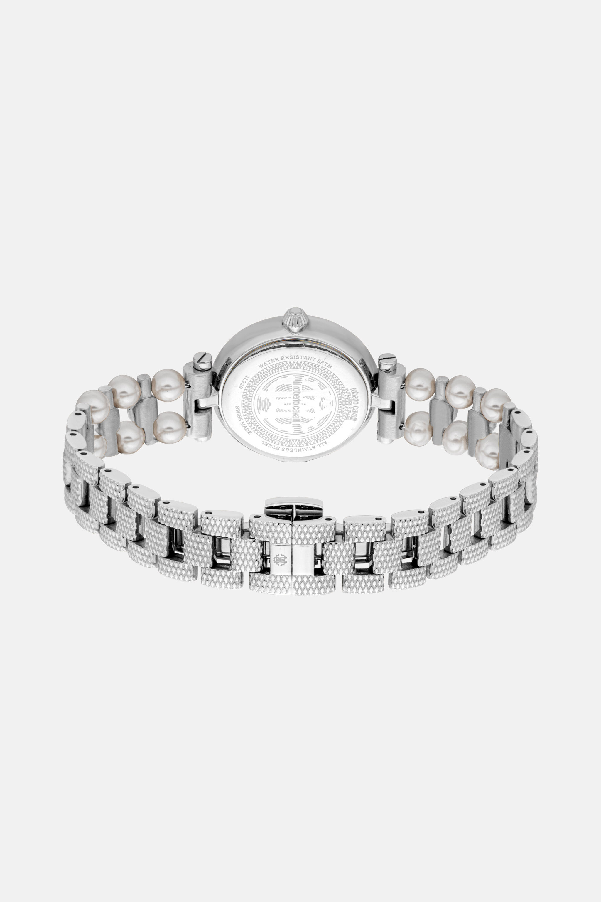 RC Roberto Cavalli by Franck Muller Logo watch Silver RALG58-IG358