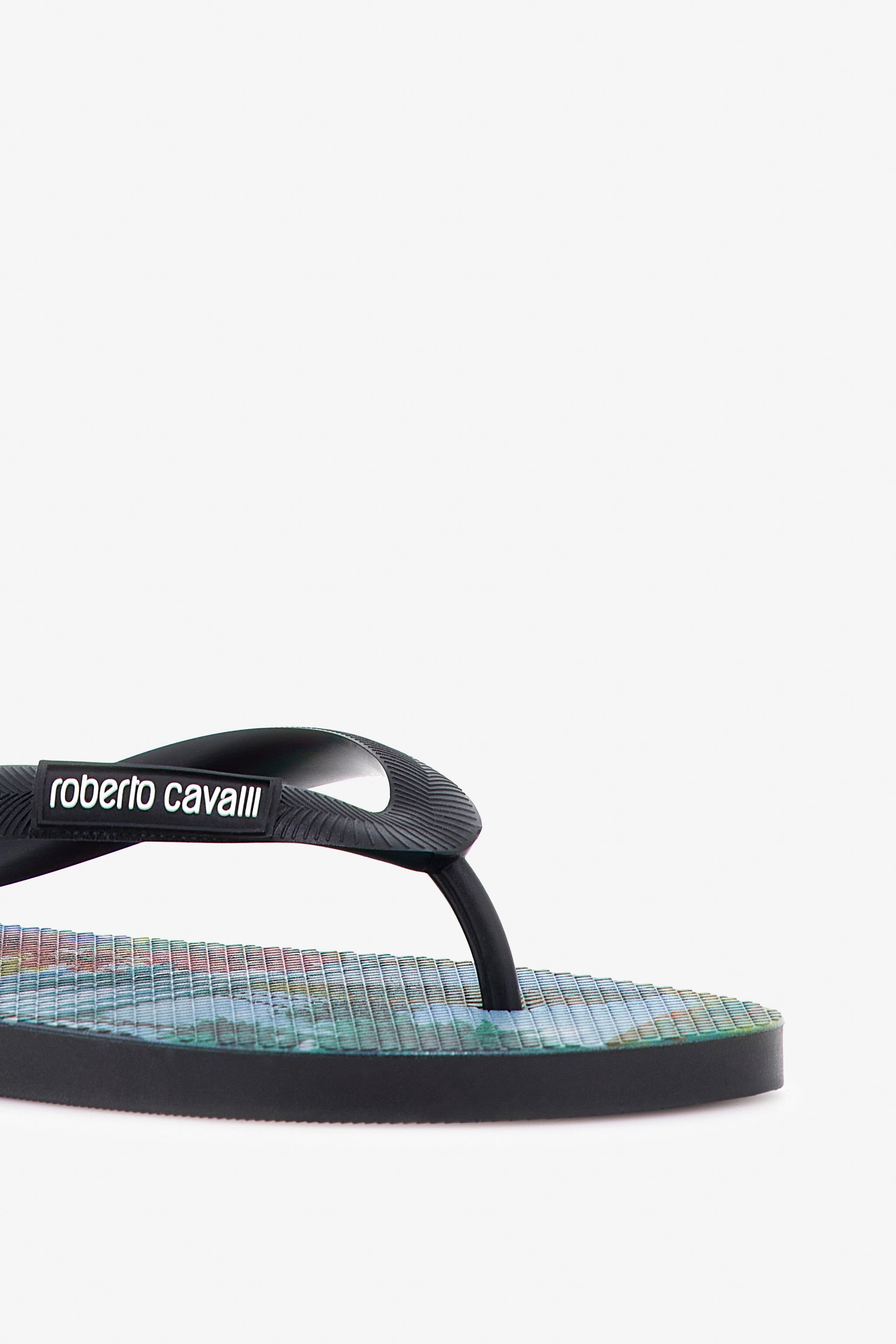 RC Hawaii Print Rubber Flip-Flops Light blue SRS062-ABL63