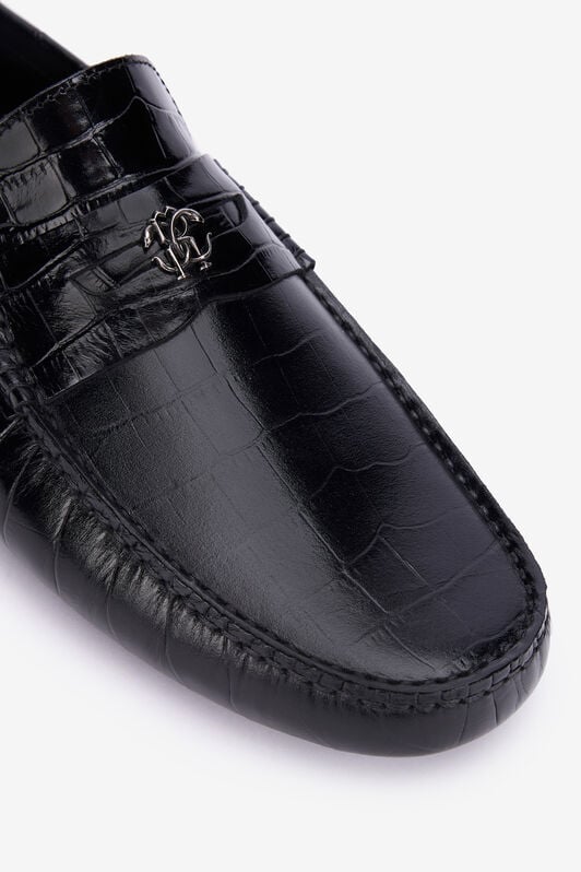 RC Mocassino In Pelle Stampa Cocco Nero RC Mocassino In Pelle Stampa Cocco Nero BLACK QOS00A-PZ577