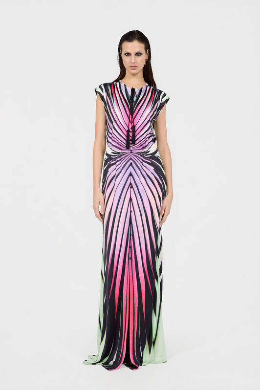 RC Ray Of Paradise Print Maxi Dress MULTICOLOR XKT194-NUM33