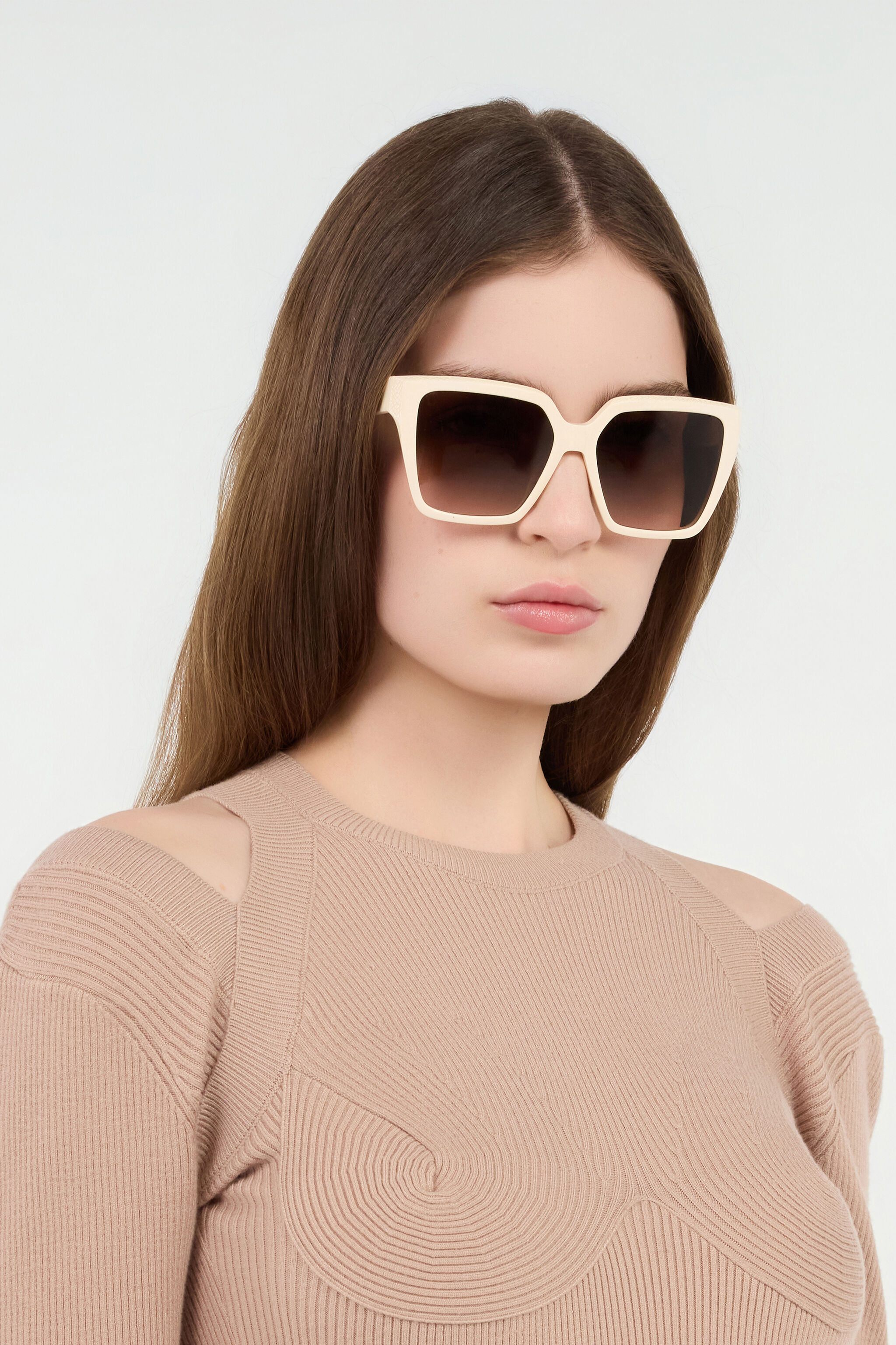 RC Occhiali da sole ampi e femminili RC Occhiali da sole ampi e femminili SHINY FULL CREAM VALD10-ID248