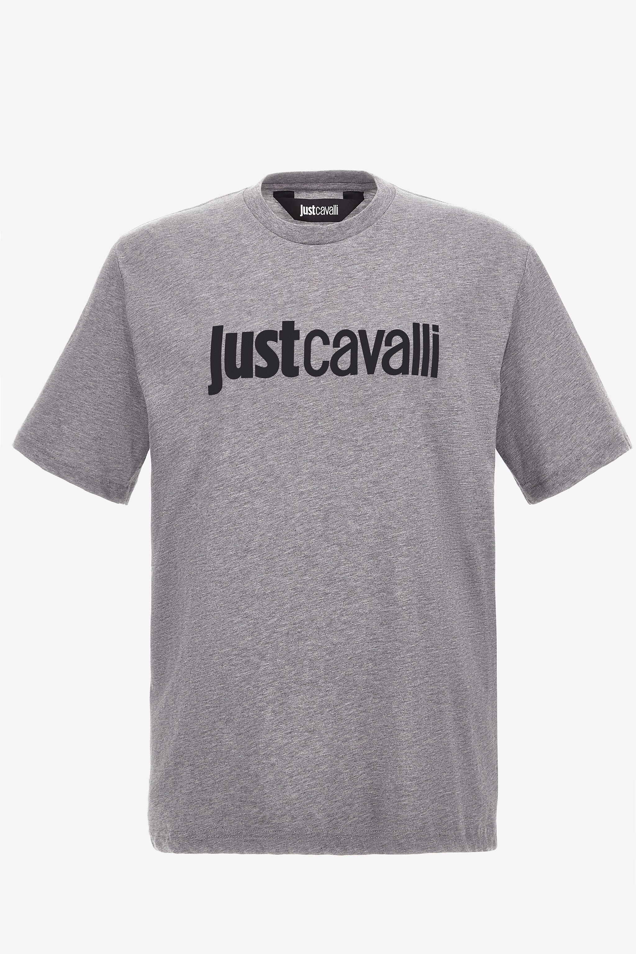 JC Just Cavalli Logo T-Shirt Gray RRT933-RR195
