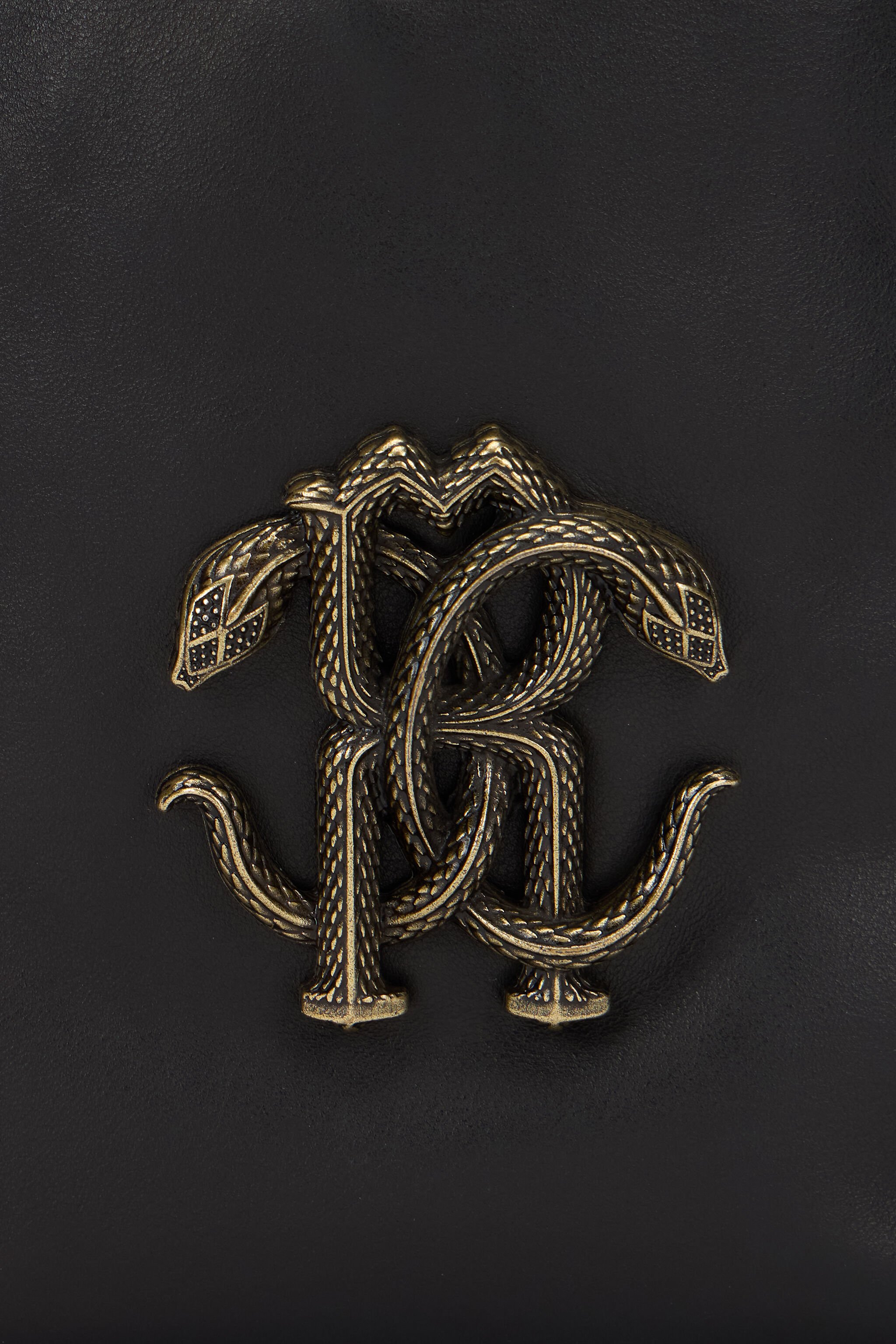 RC Borsa Cross Body Nera con RC Monogram BLACK QOB00C-PZO31