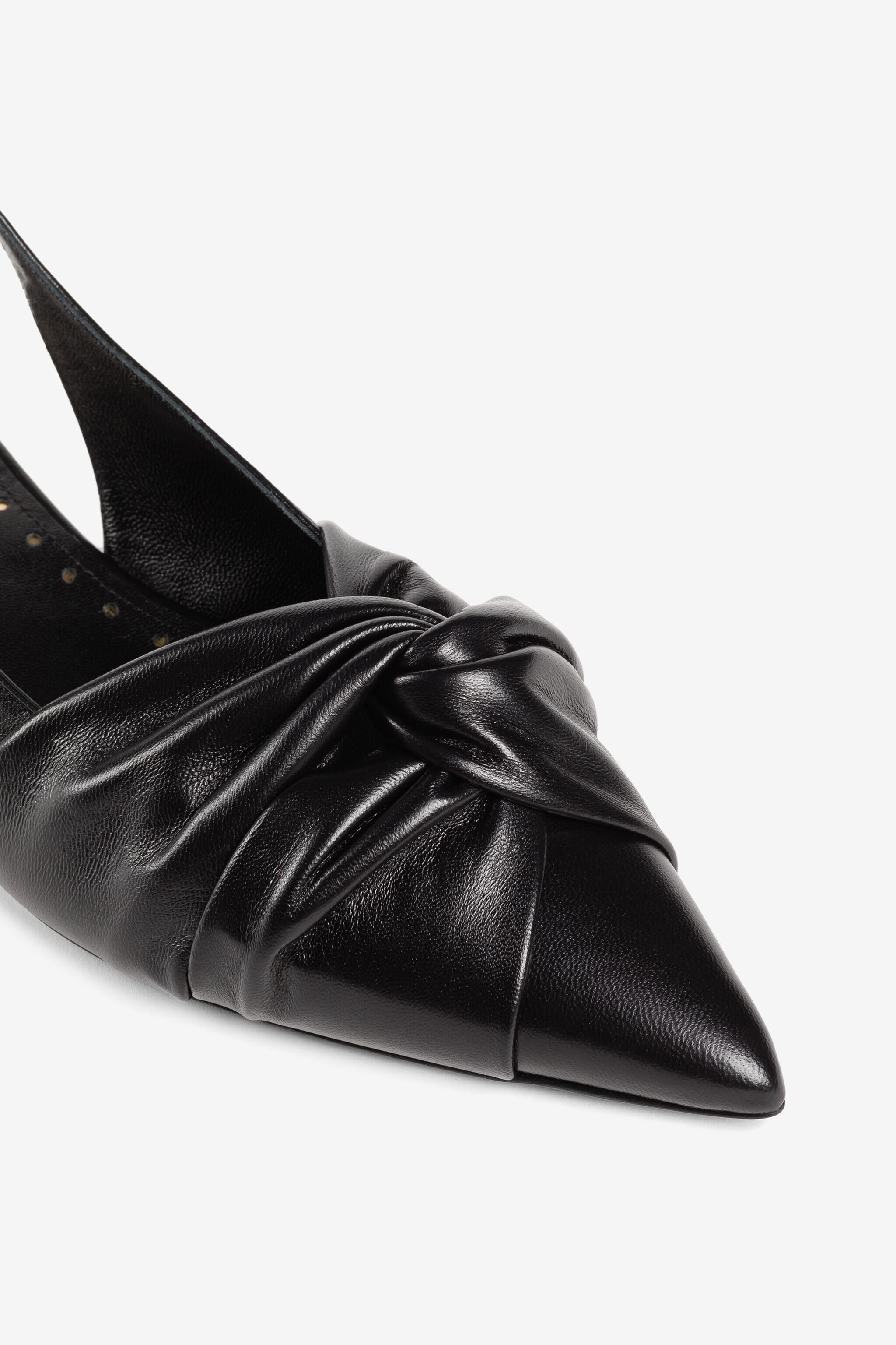 RC Slingback Le Pettegole Nero QWS010-PN003