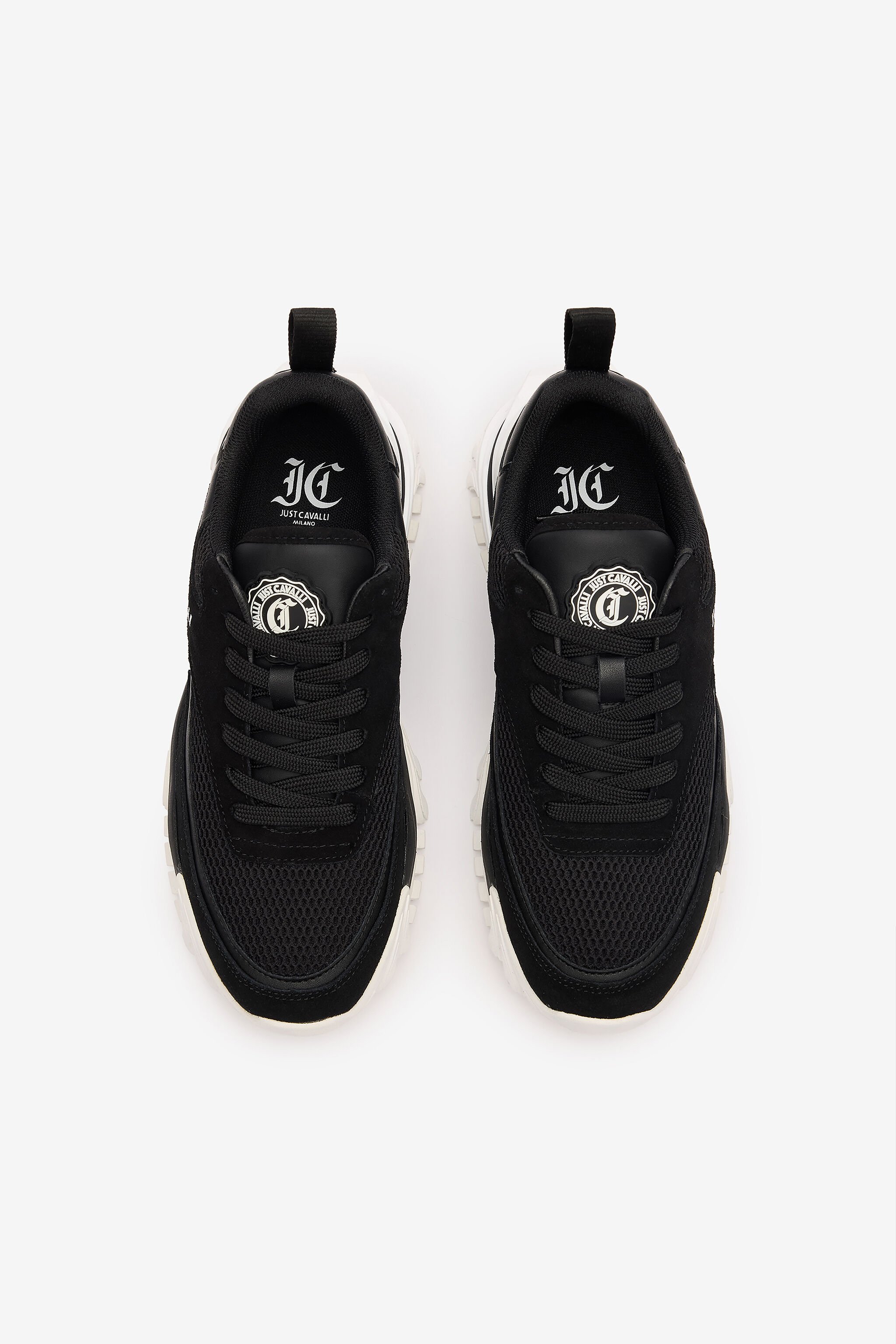JC Sneakers with Inserts and Logo Schwarz TFS029-TF262