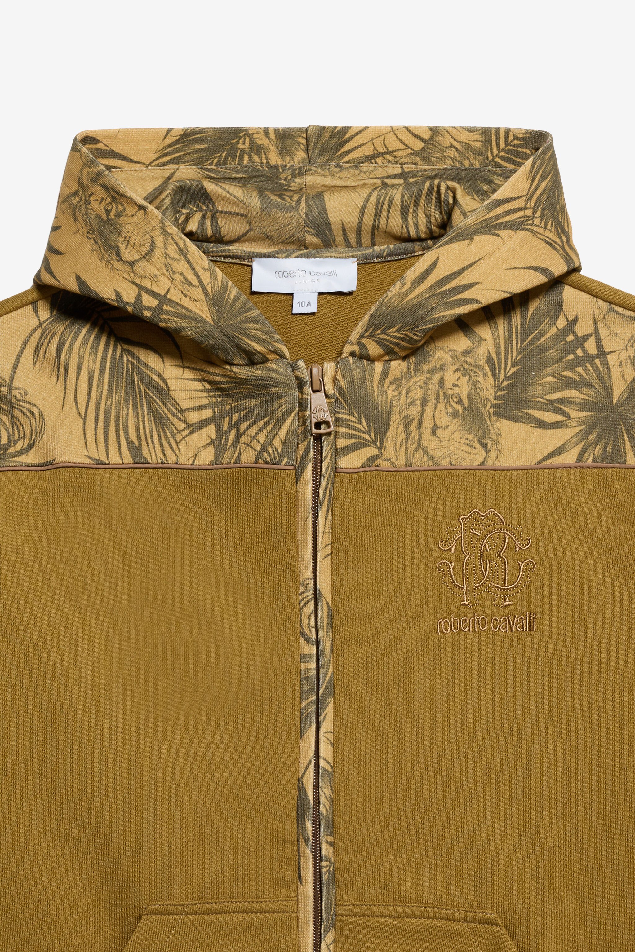 JU Sweatshirt Enfant Imprimé Tiger Graphic KHAKY TJT66G-CF050