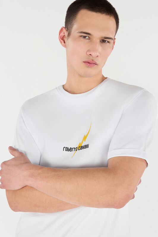 RC T-Shirt With Print And Logo White POT62B-JD060