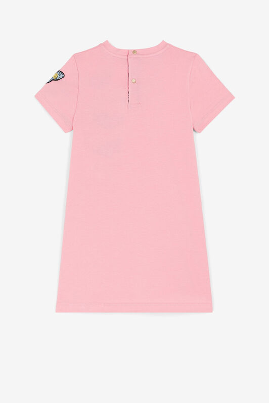 JU Robe à appliques papillons Rose PJT133-HR006
