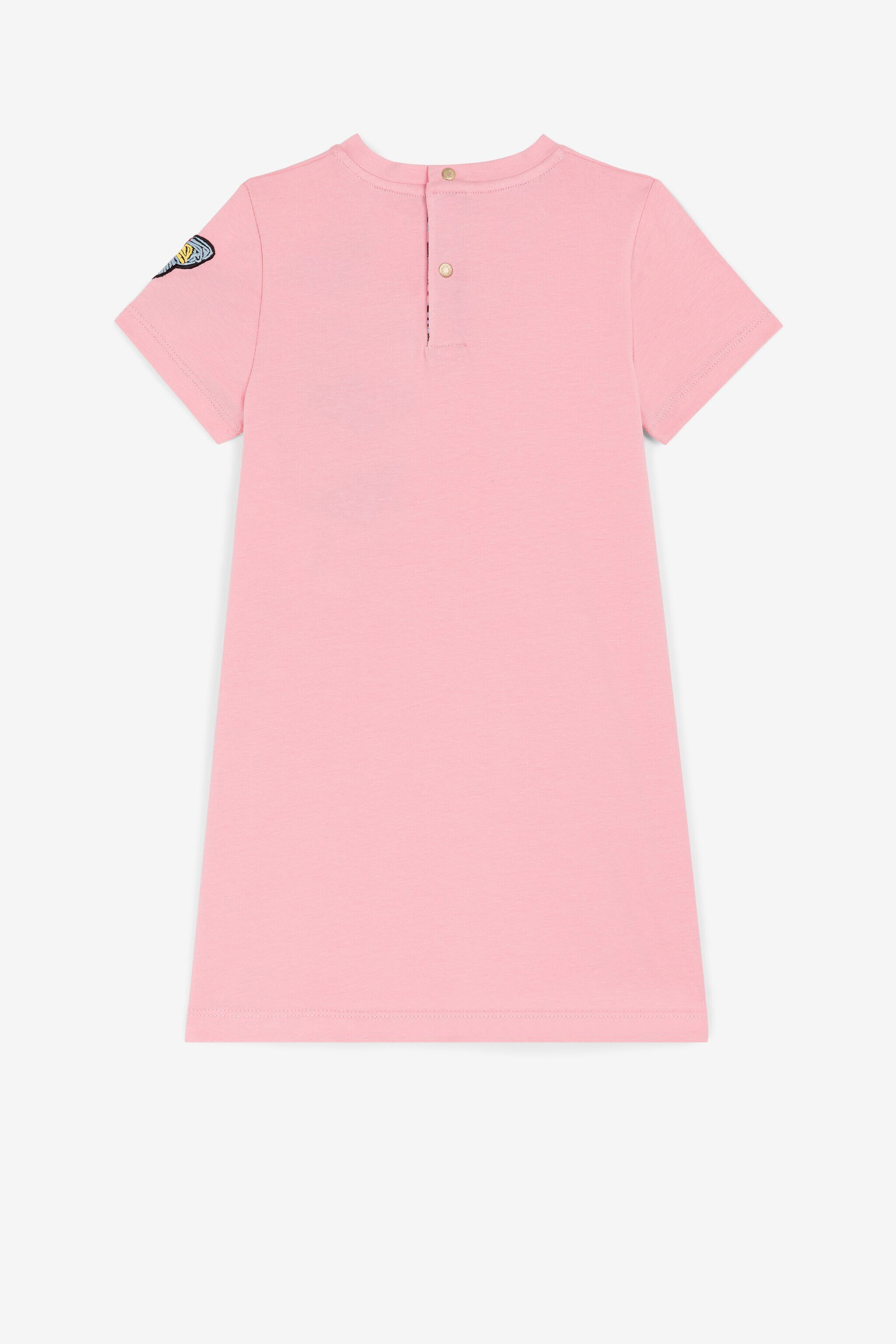 JU Robe à appliques papillons Rose PJT133-HR006