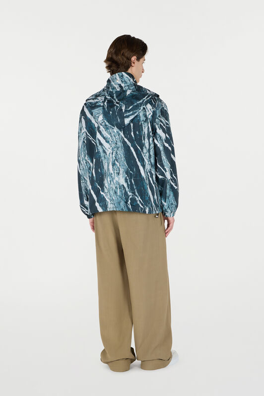 RC Bomberjacke mit Print Marble Dunkelblau URT461-5RN22