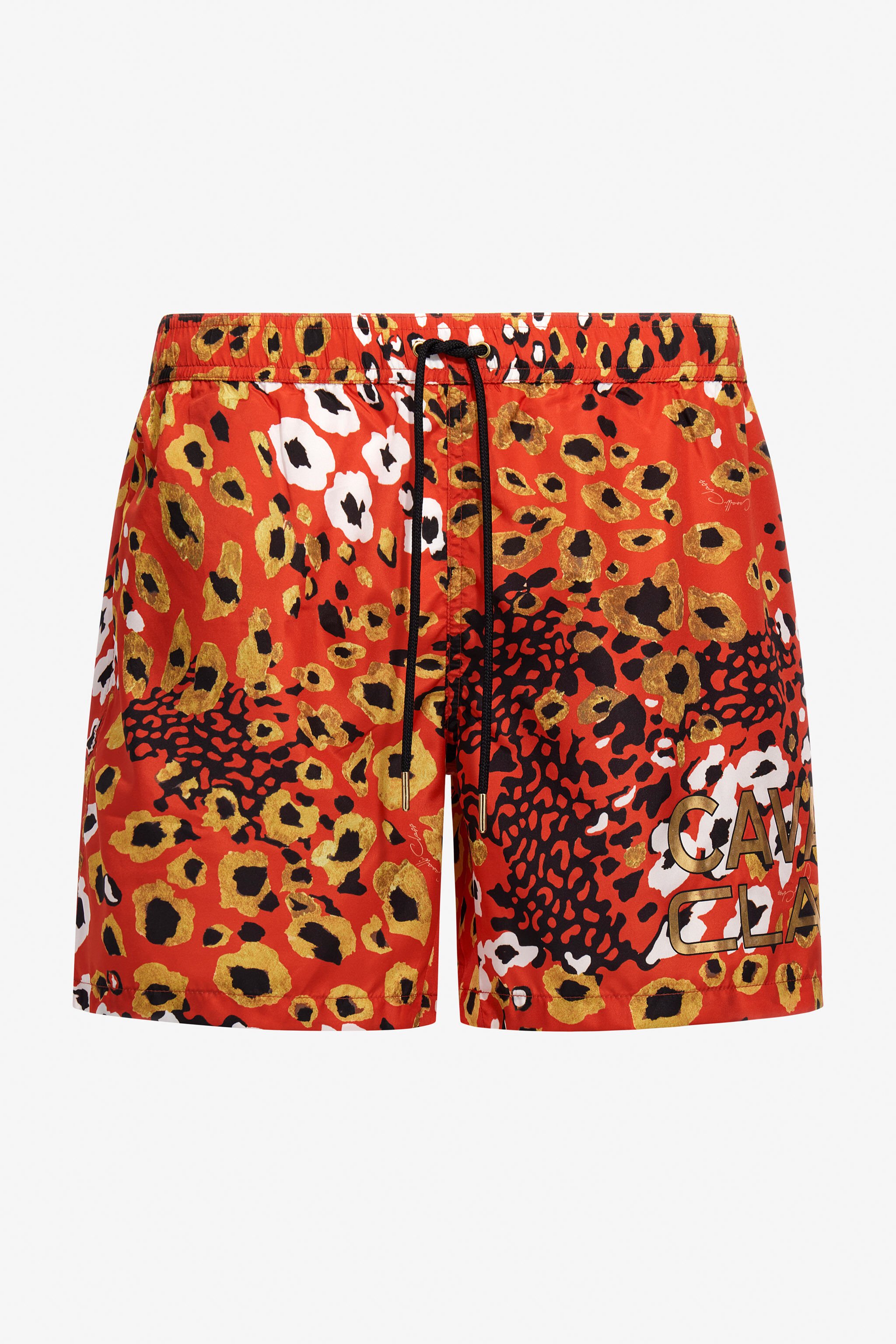 CL Badehose mit Leopard-Print Orange SXH00A-5LN03