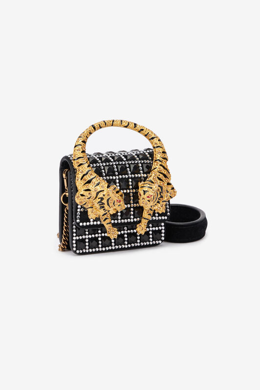 RC Roar Phone Case With Bejeweled Tigers Black UKA004-PC001