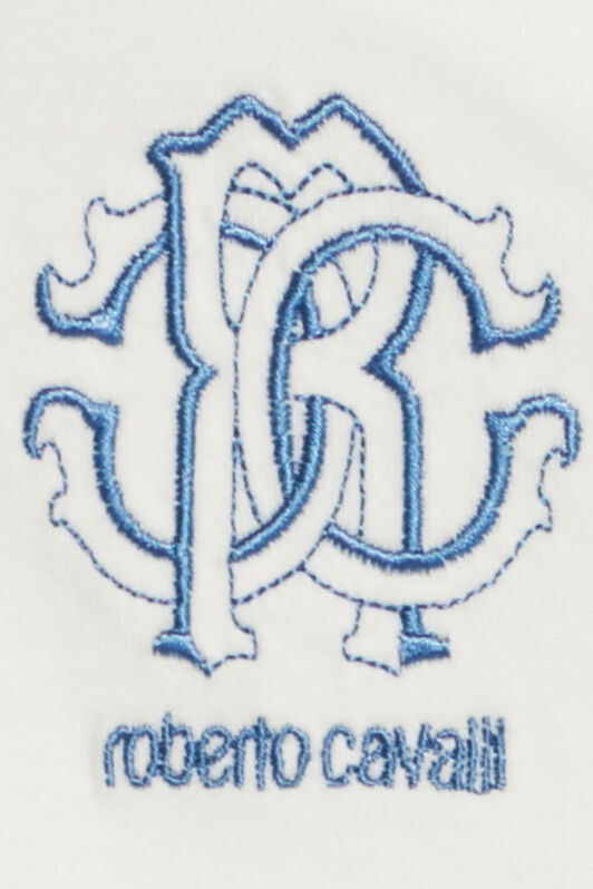 JU Polo Con Monogram RC E Logo Bianco UJT640-JD001