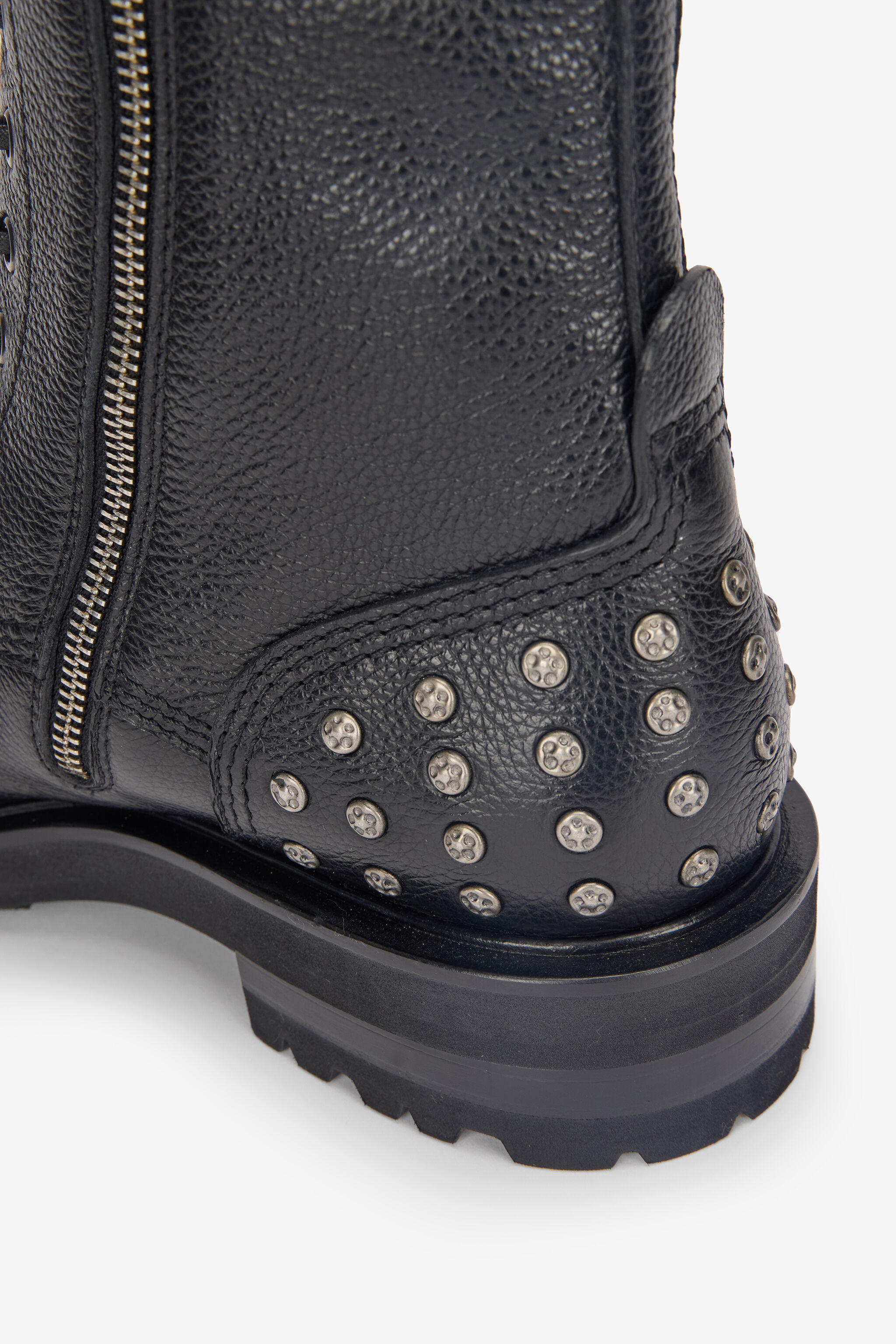RC Combat Boots with RC Monogram Patch Noir VRS007-PZB05