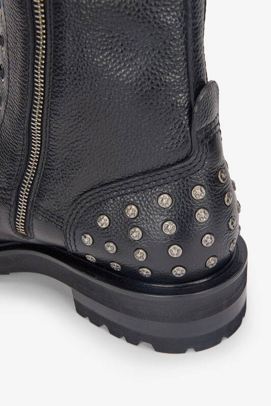 RC Combat Boots with RC Monogram Patch RC Combat Boots with RC Monogram Patch Noir VRS007-PZB05