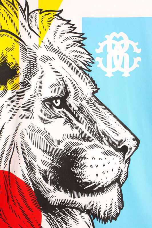 JU T-shirt Pop Lion JU T-shirt Pop Lion WHITE/MULTICOLOR IJT65K-JMR07