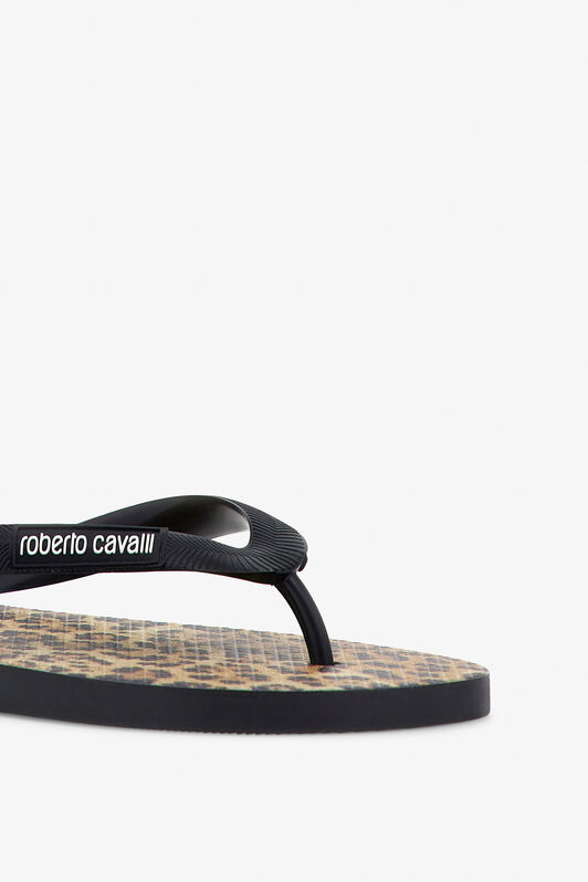 RC Leopard Flip Flops Brown SKS029-ABL65