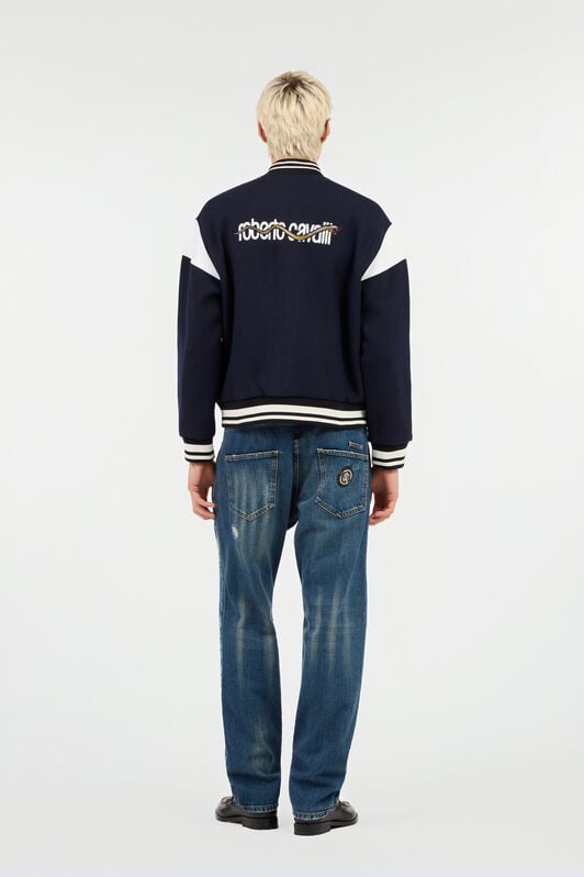 RC Giacca Stampa Marble RC Giacca Stampa Marble BLUE ROT40L-FEO01