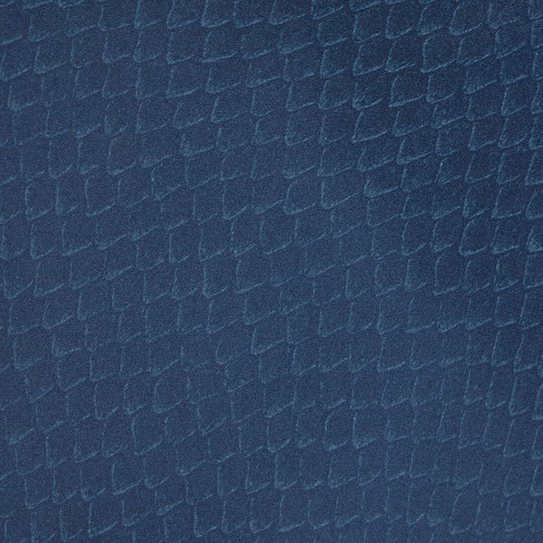 RC Robe Longue À Imprimé Serpent Bleu foncé UKT112-SZN57