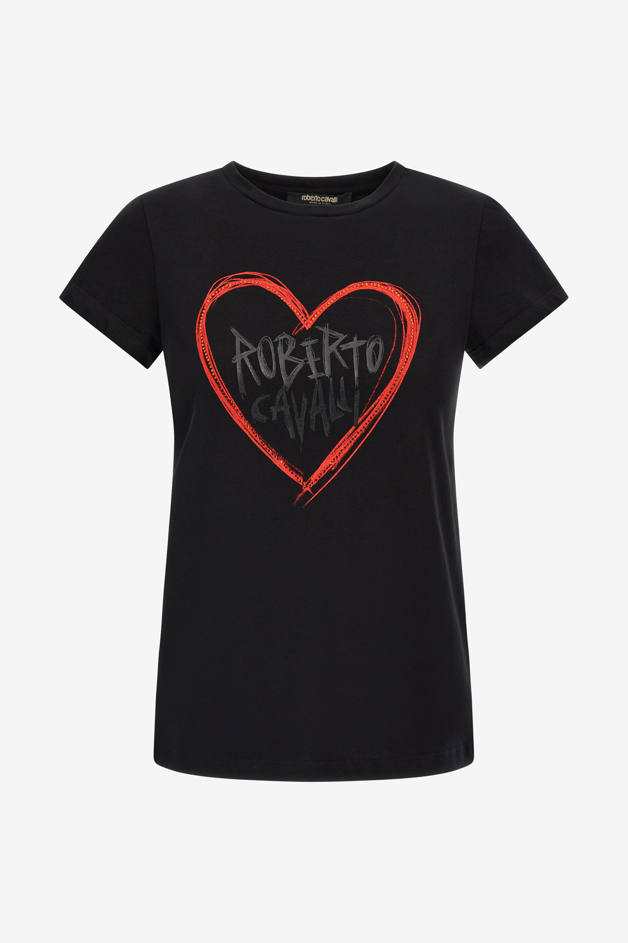 RC Heart and Logo t-shirt Black SKT60A-JD061