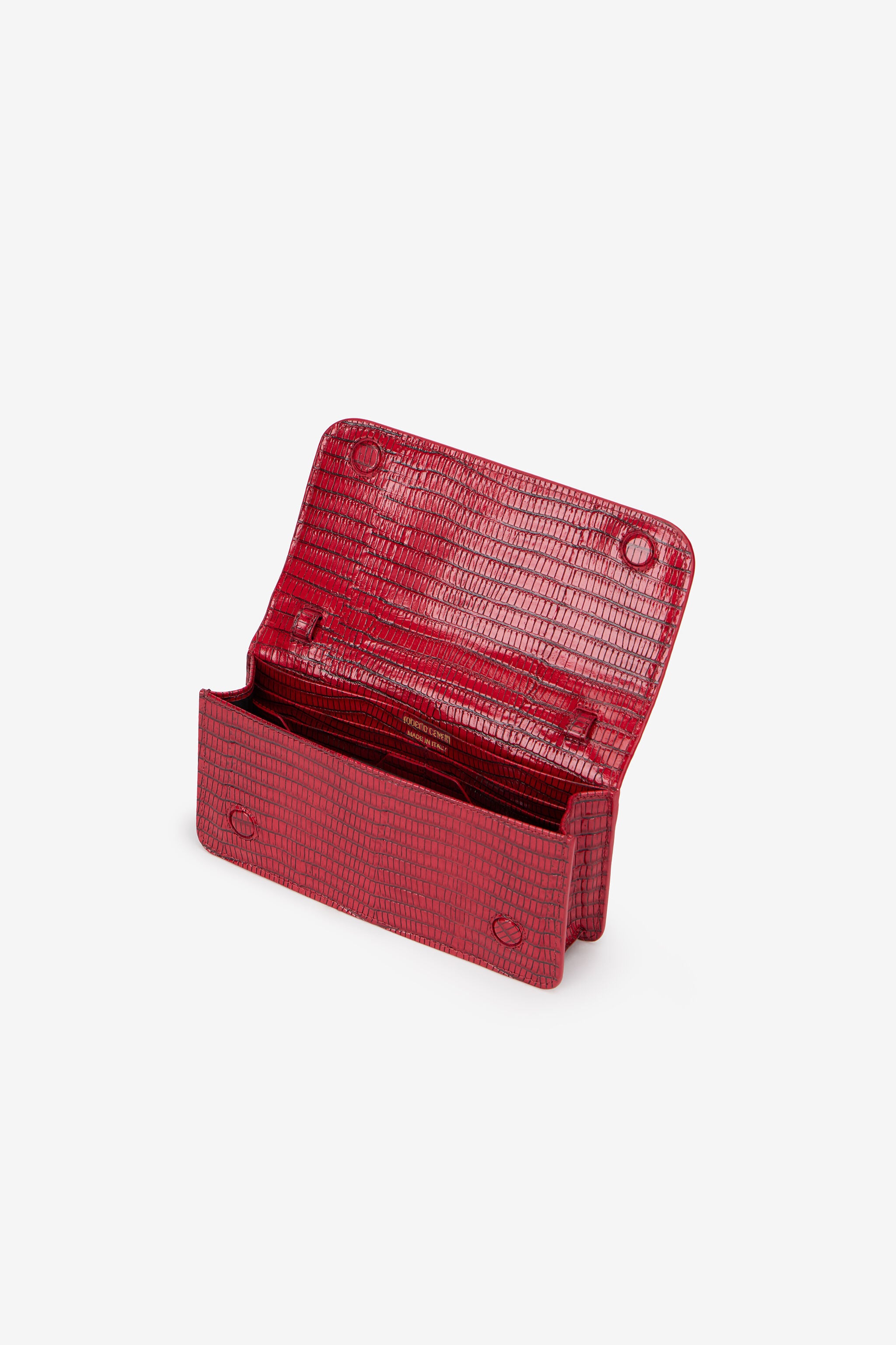 RC Serpentine Mini Leather Bag RED WKA022-PZ119