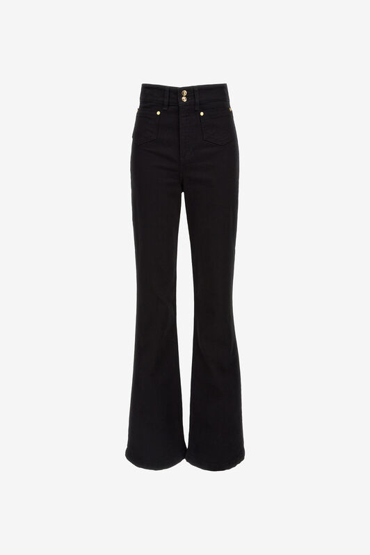 JC Just Cavalli Flared Jeans Noir RKJ307-RK300