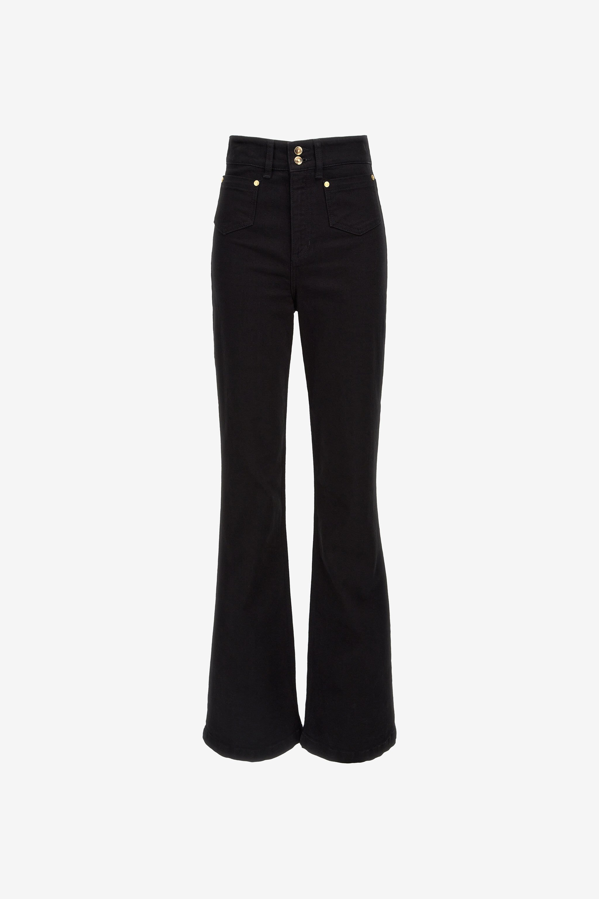 JC Just Cavalli Flared Jeans Noir RKJ307-RK300