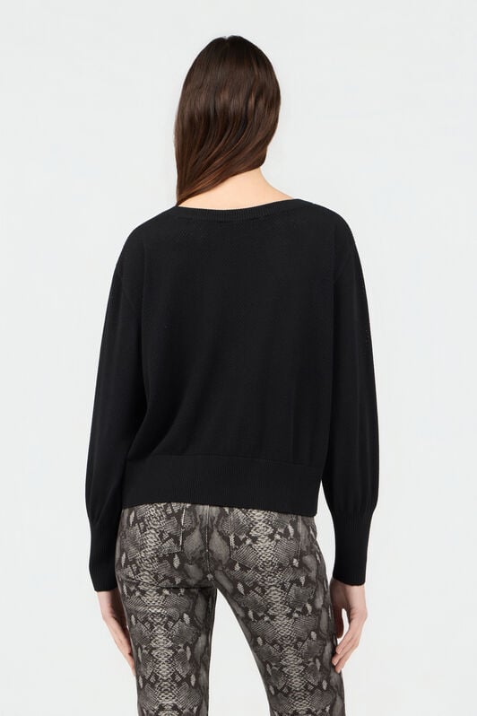 RC Black Viscose Sweater BLACK SOM60B-VI011