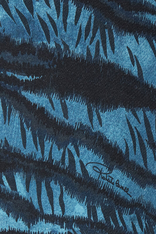 RC Joggers with Tiger Skin Print BLUE OOT20B-5OO65