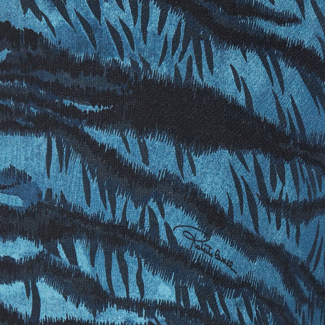 RC Joggers with Tiger Skin Print BLUE OOT20B-5OO65