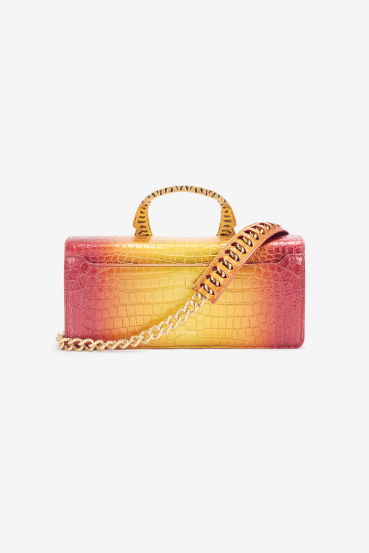RC Long Crocodile-Print Roar Bag Orange UWB004-PZSF5