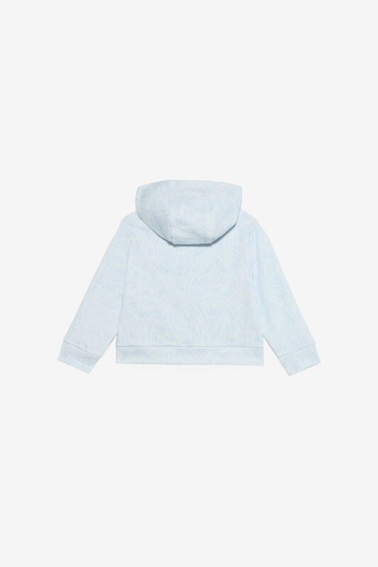 JU Baby Blue Sweatshirt with Floral Print BABY BLUE VJT694-5OP28