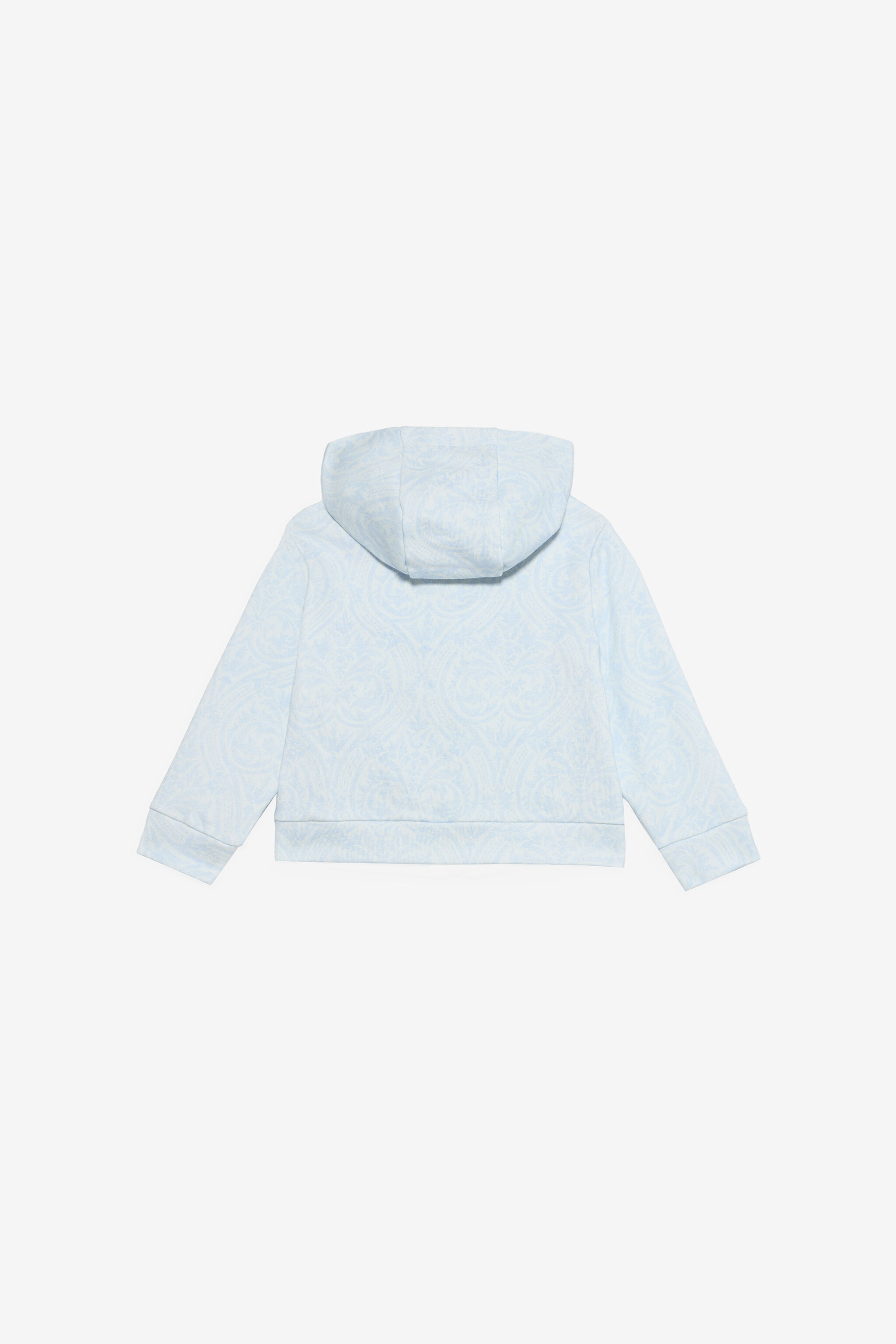 JU Baby Blue Sweatshirt with Floral Print BABY BLUE VJT694-5OP28