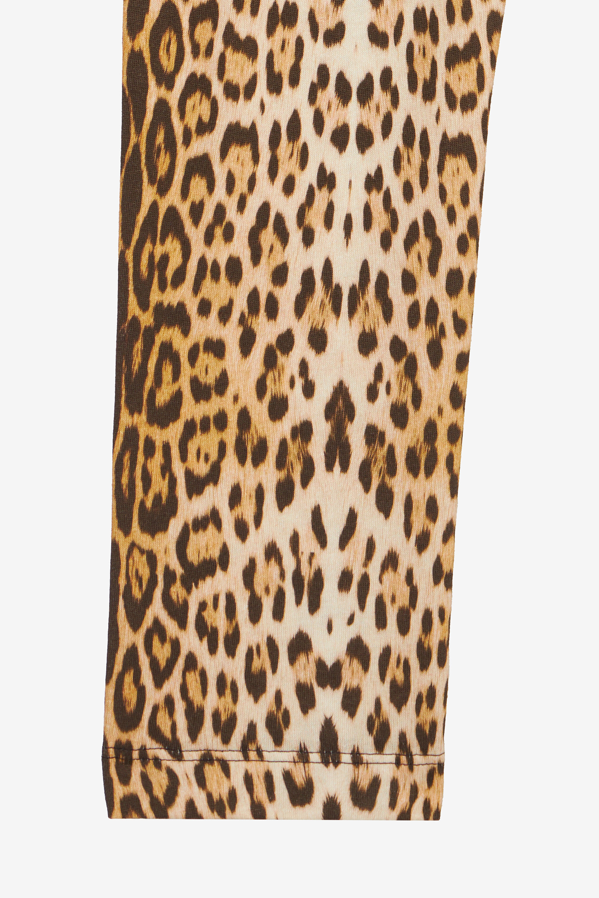 JU Sport Pants With Jaguar Skin Print Light Brown UJT23D-JFO52