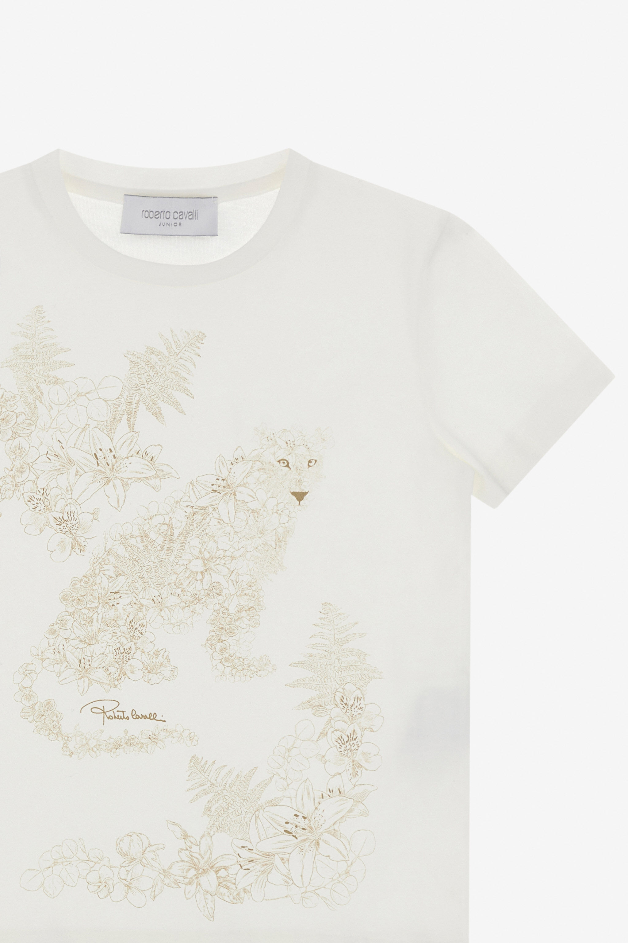 JU T-shirt con stampa Bianco TJT64E-JD001