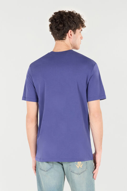 RC T-Shirt With RC Monogram And Logo Embroidery Navy POT60A-JD060