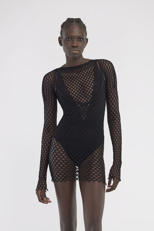 RC Copricostume corto in maglia Nero SYW056-MA001