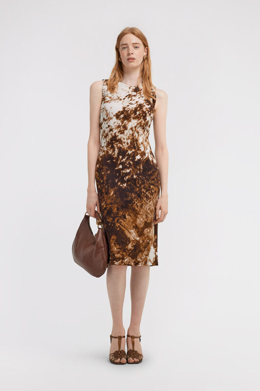 RC Appaloosa print Dress Braun TKT127-ORN08