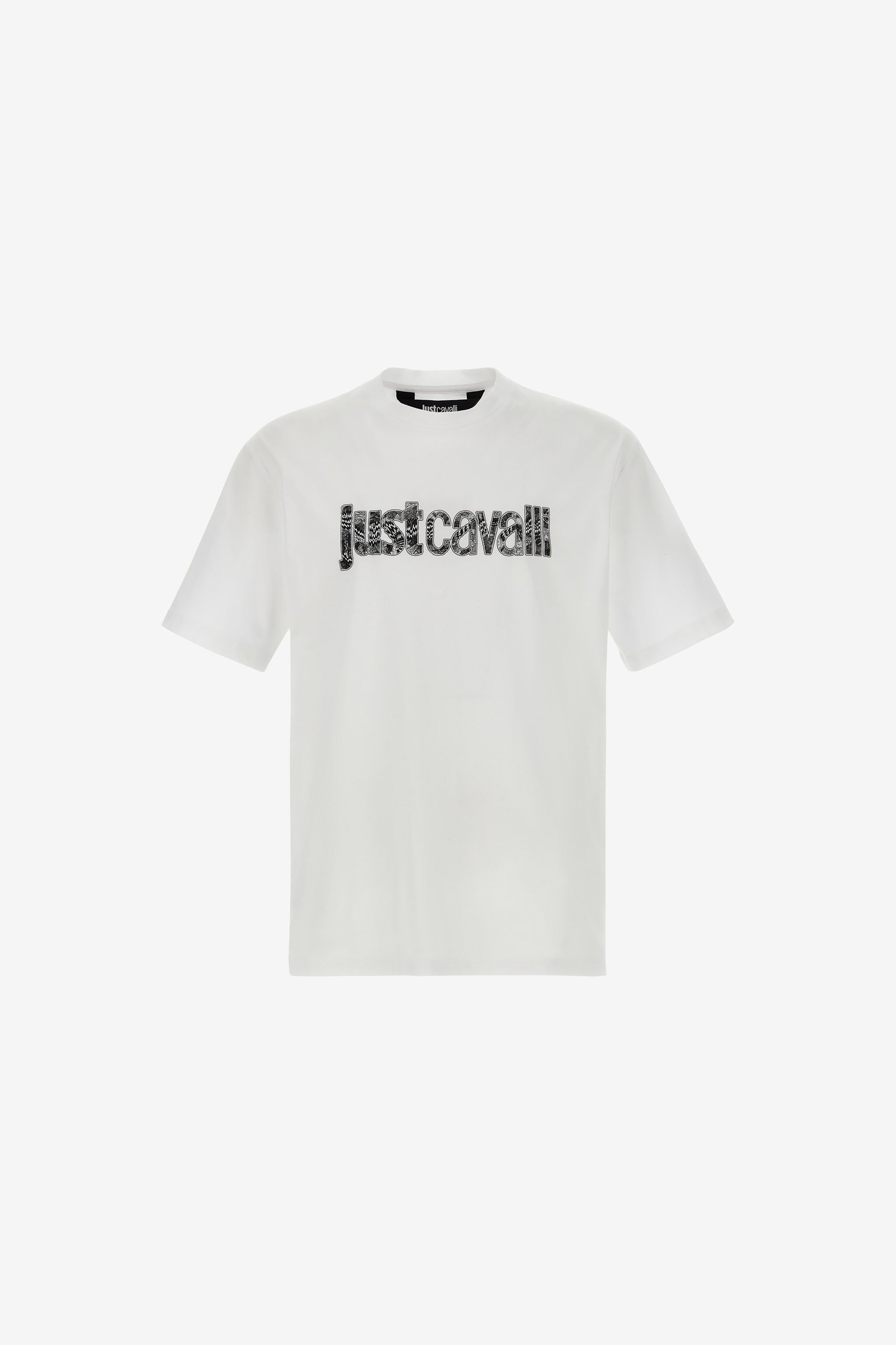 JC Just Cavalli Logo T-Shirt White RRT929-RR191