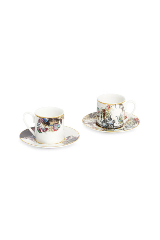 HO Flowers cup and saucer coffee set VARIANTE UNICA EWLBC6-IBAAP