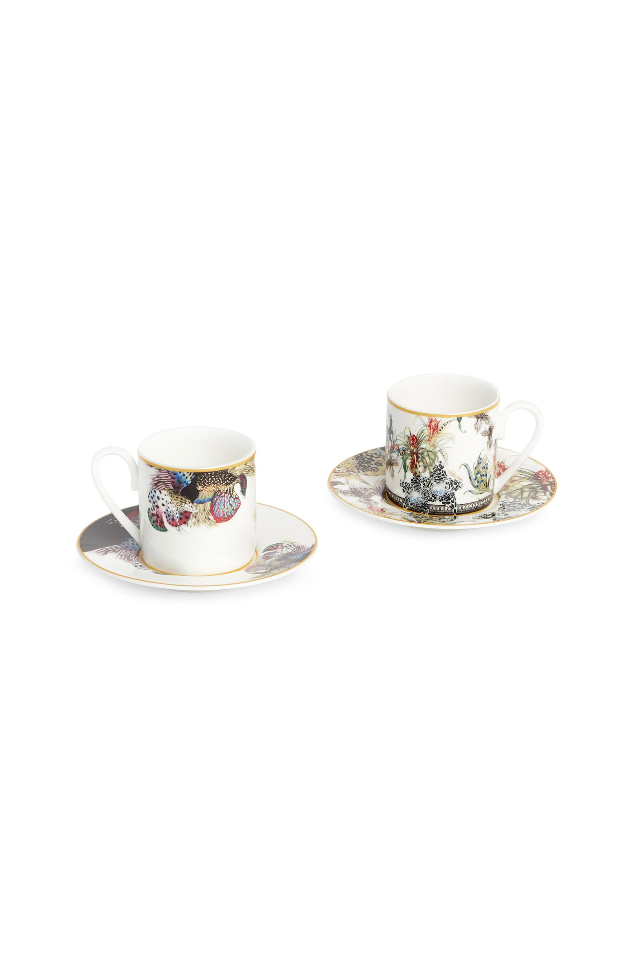 HO Flowers cup and saucer coffee set VARIANTE UNICA EWLBC6-IBAAP