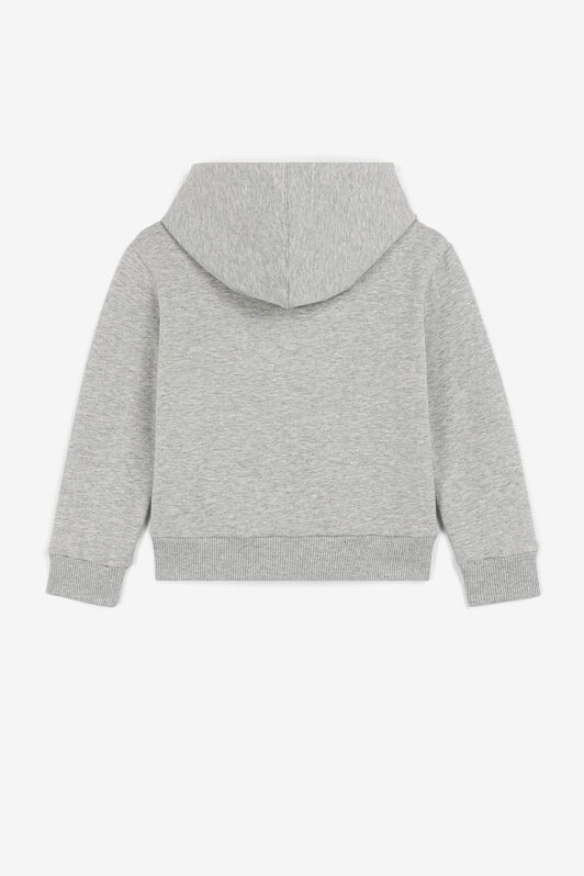 JU Logo-Appliqué Hoodie JU Logo-Appliqué Hoodie Gray PJT906-CF050