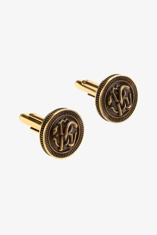 RC Cufflinks with Monogram RC Oro SRG009-AM258