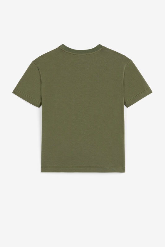 JU Dinosaur-Print T-Shirt Green QJT638-JV025