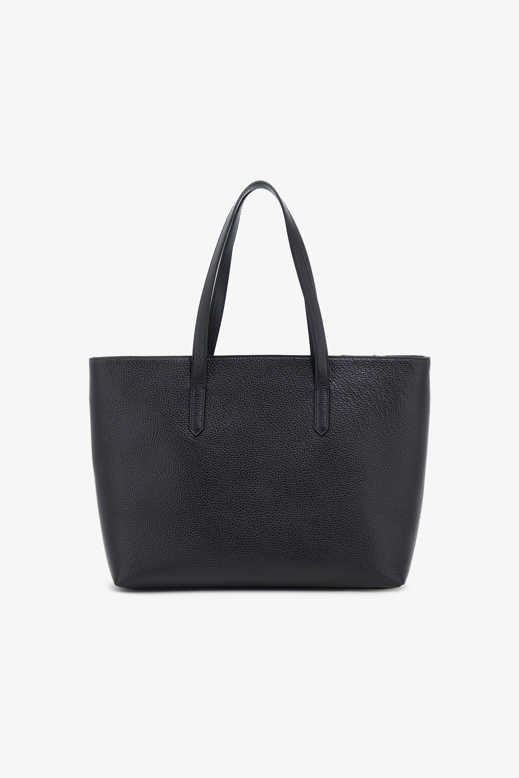 RC Leather Shopper Bag with RC Charm Black OOB00D-PZA12