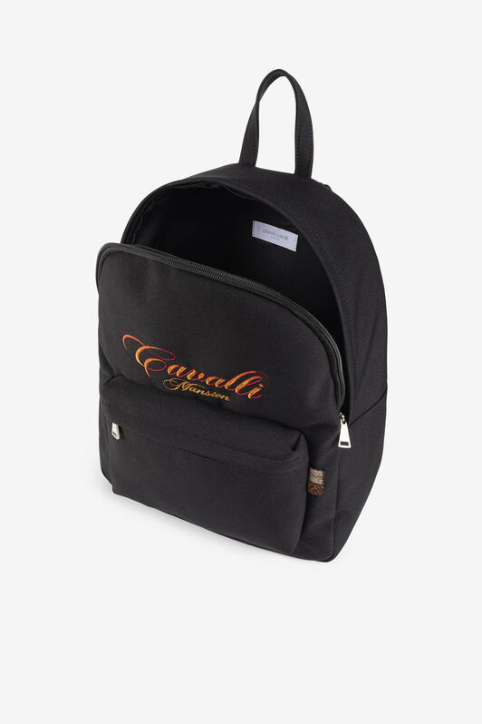 JU Logo-Embroidered Backpack NERO 191101 PJB038-SB040